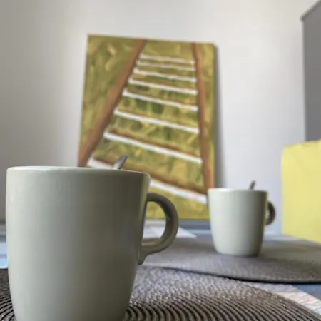 Noc Z Obrazem - Balkon - Praga Daire *